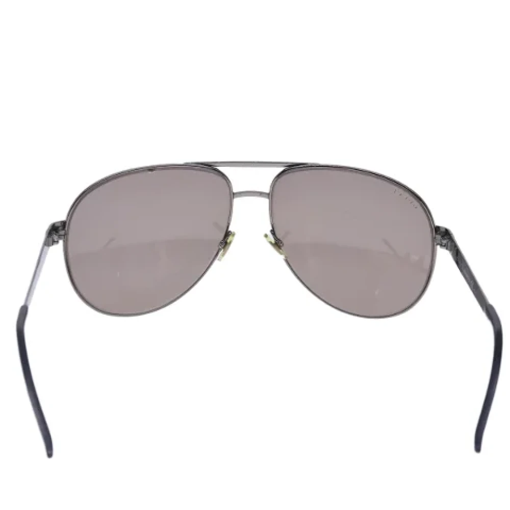 Gucci Vintage Pre-owned Metal sunglasses Gray Dames