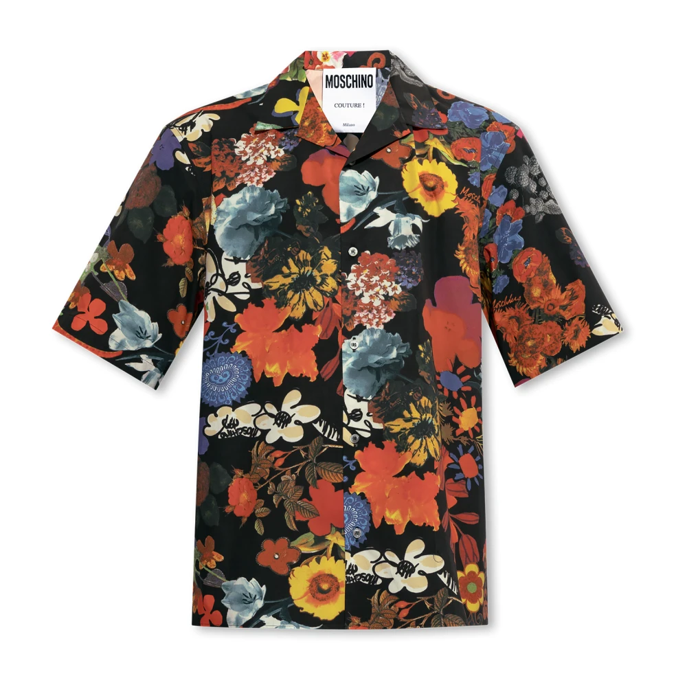 Moschino Stijlvolle korte mouw overhemd voor mannen Multicolor Heren