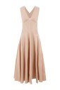 robe-midi-en-coton-avec-jupe-evasee