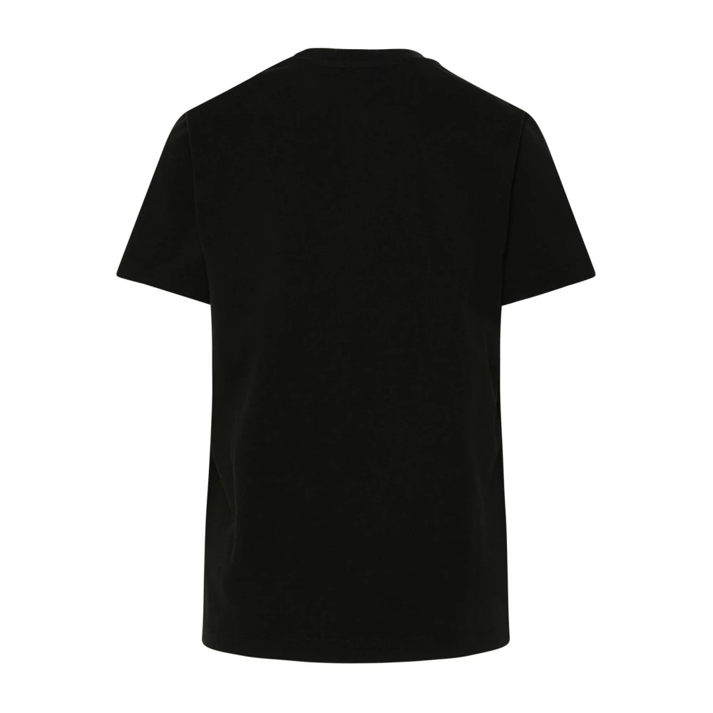 Kenzo Zwart Katoenen T-Shirt met Ronde Hals Black Dames