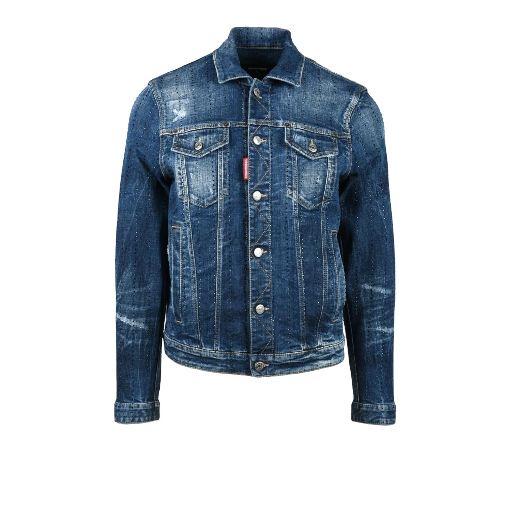 Jackets > Denim Jackets - - Dsquared2 - Modalova