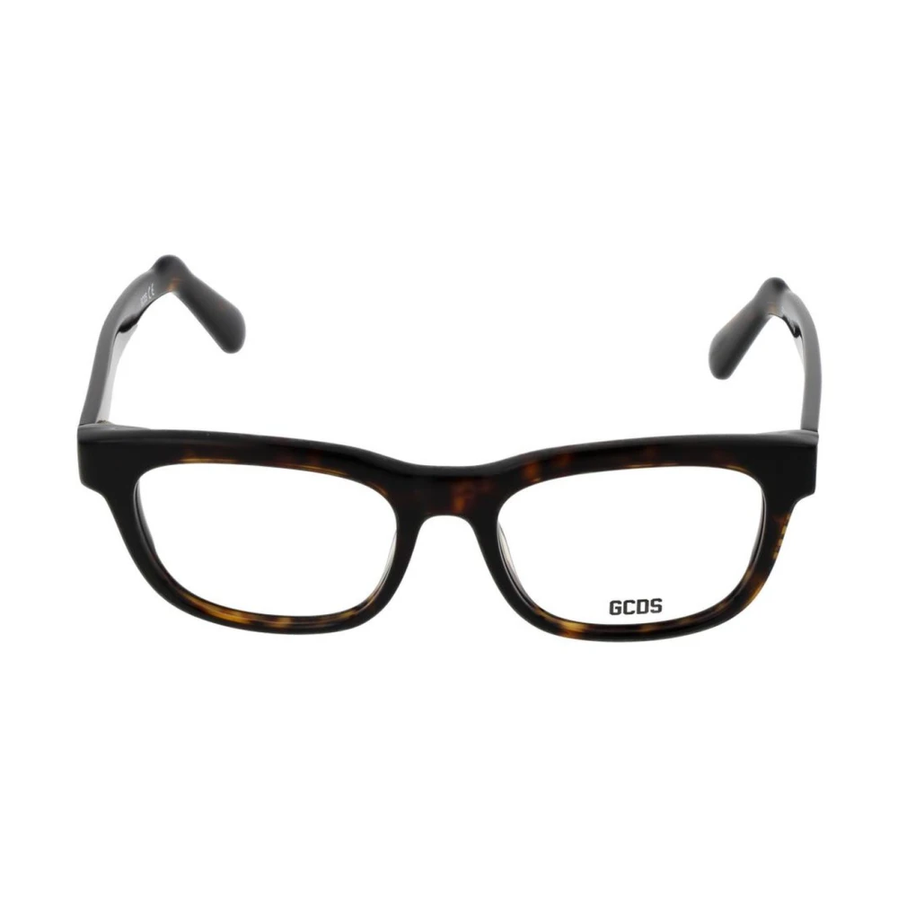 Gcds Bruine Vierkante Optische Monturen Brown Unisex