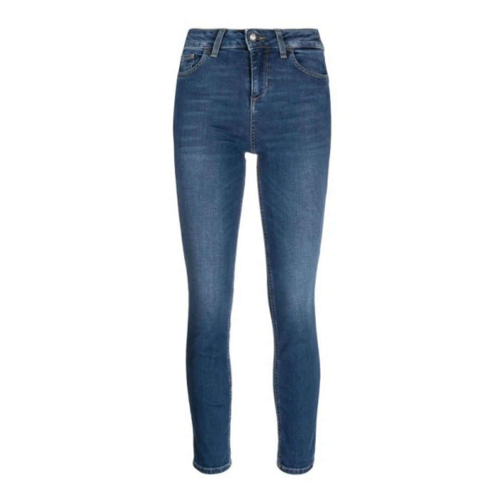 Liu Jo Monroe Skinny 7 8 Jeans Blue Dames