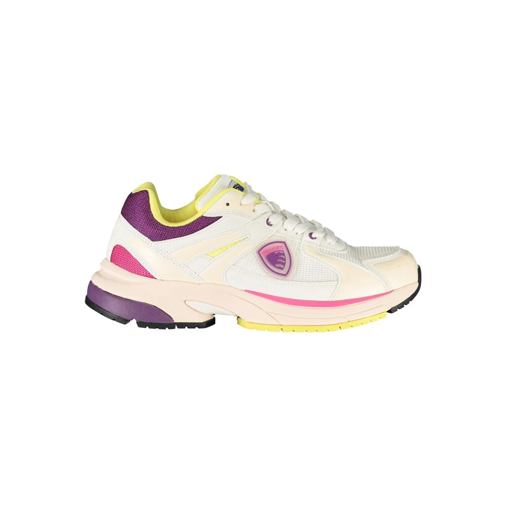 Blauer Polyester Sneaker - Female - Sneakers - Multicolor - 4 Uk - Shoes