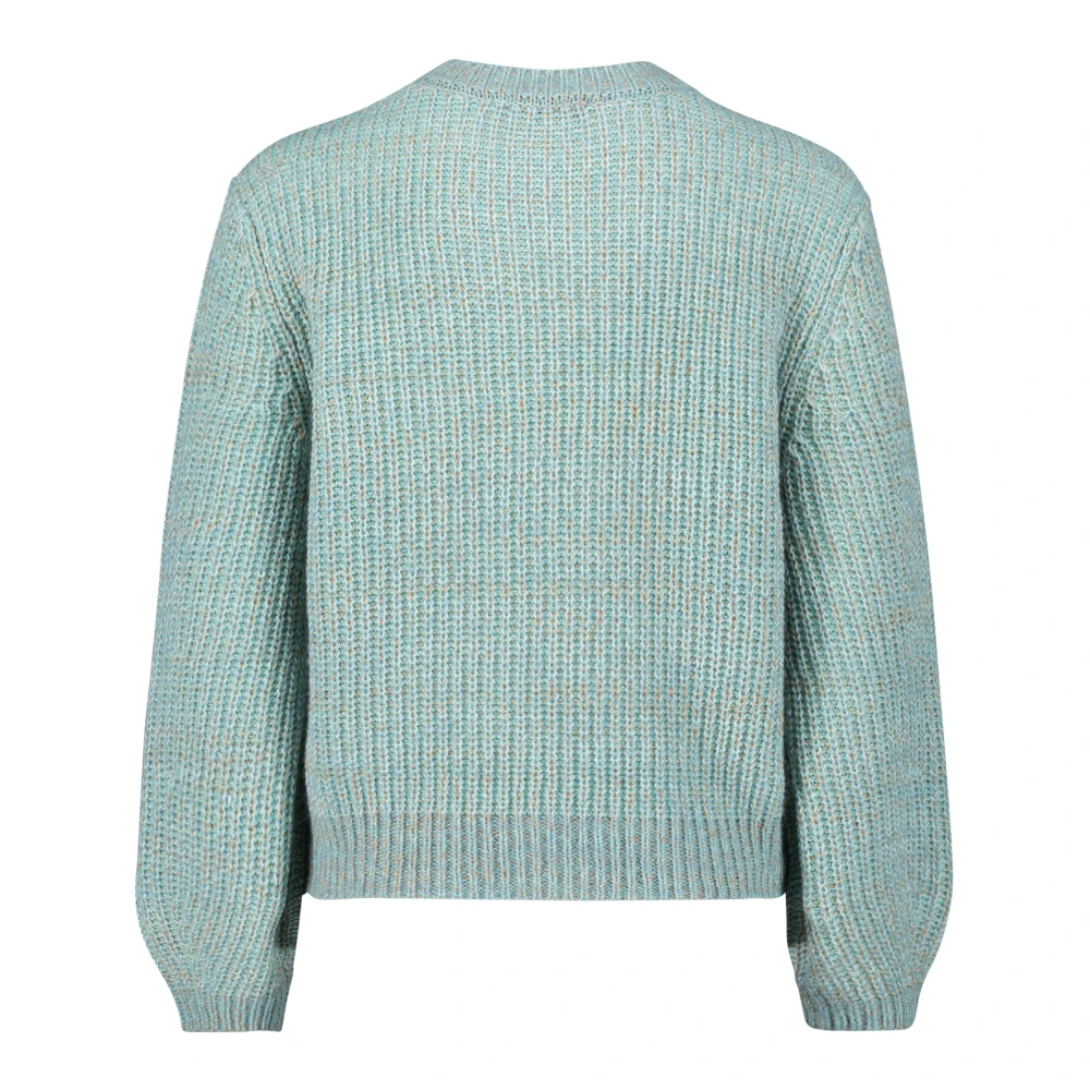 Betty & Co Gebreide trui met structuur Green Dames