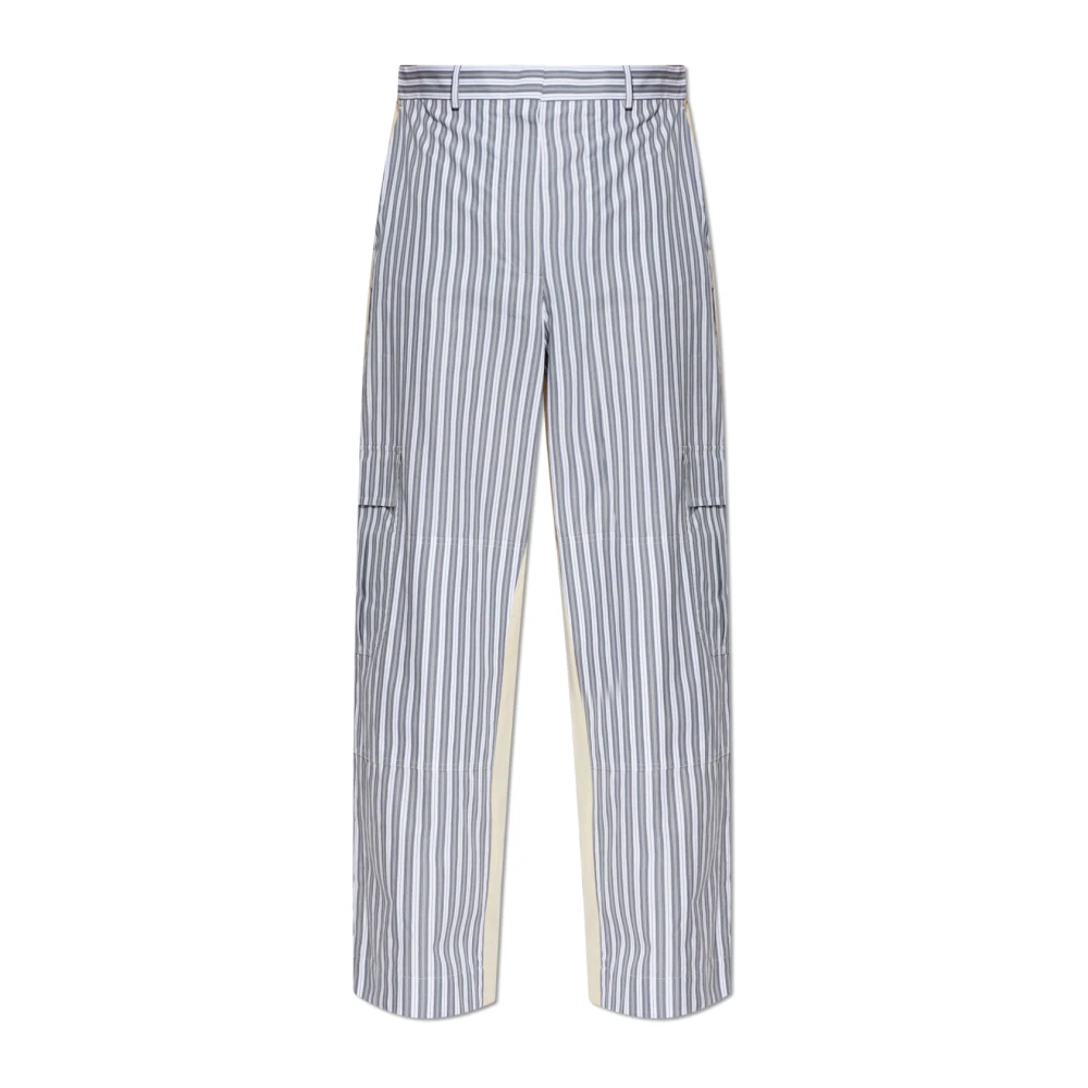 Stella Mccartney Donna Blu Pantaloni, S, New,