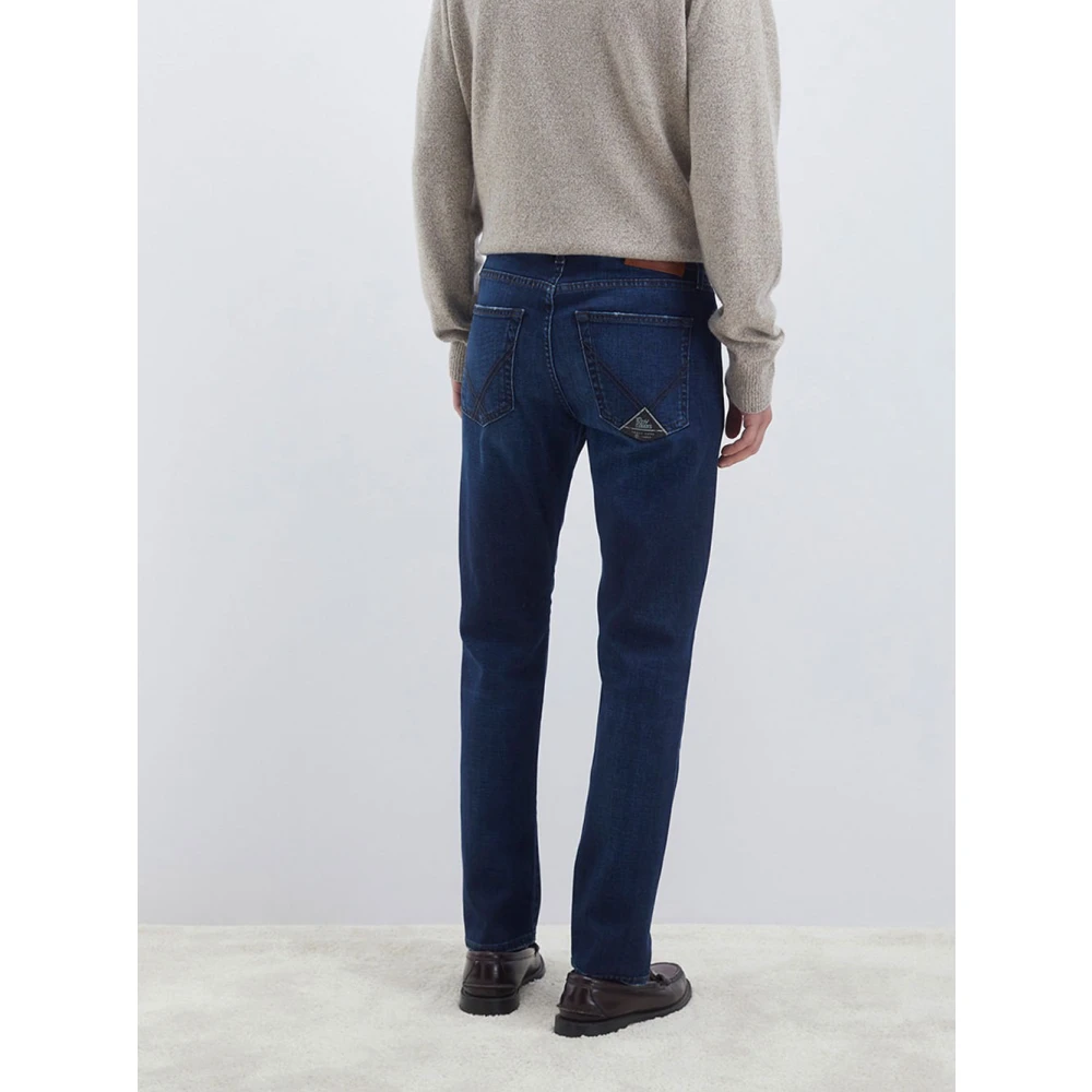 Roy Roger's Donkere Wassing Slim Fit Denim Jeans Blue Heren