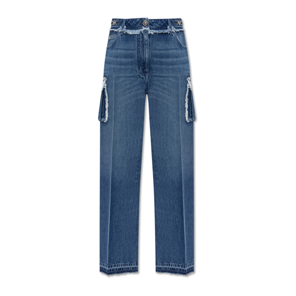 Versace Cargo stijl jeans Blue Dames