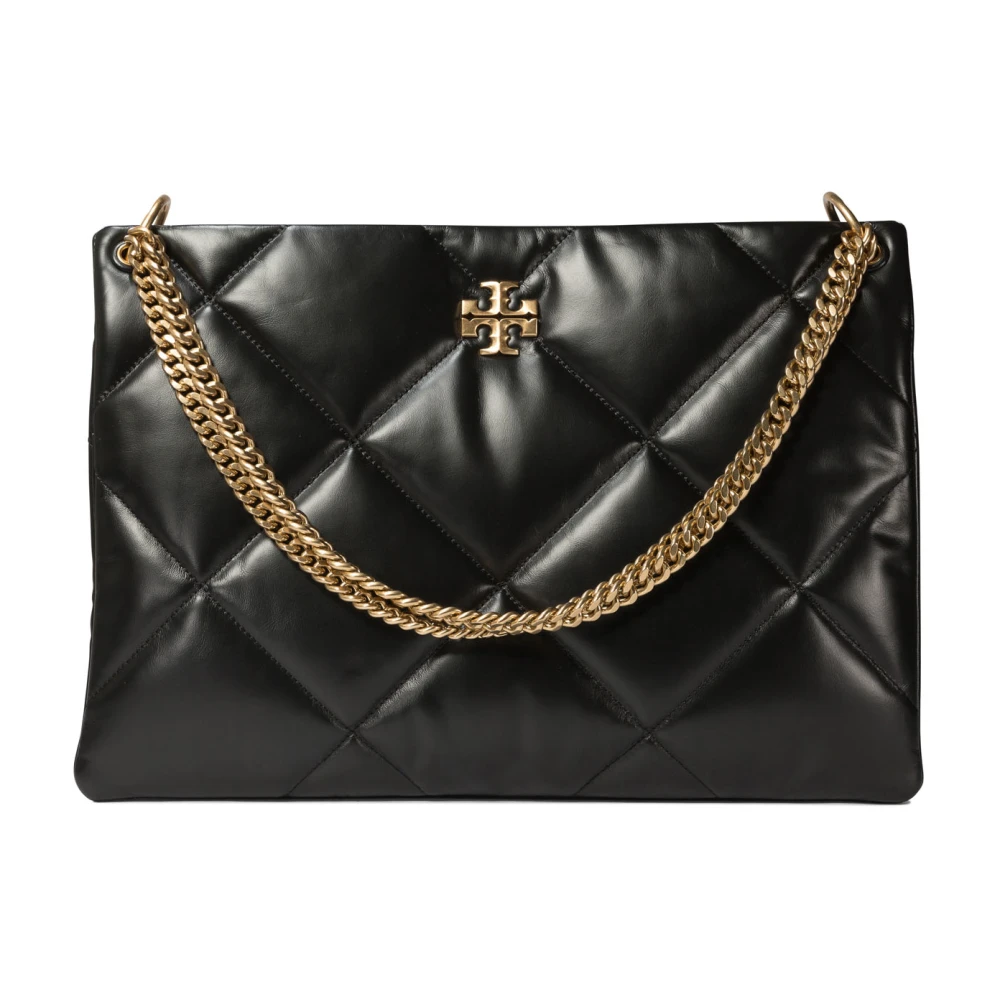 Tory Burch Svart Axelväska Diamond Quilt Hobo