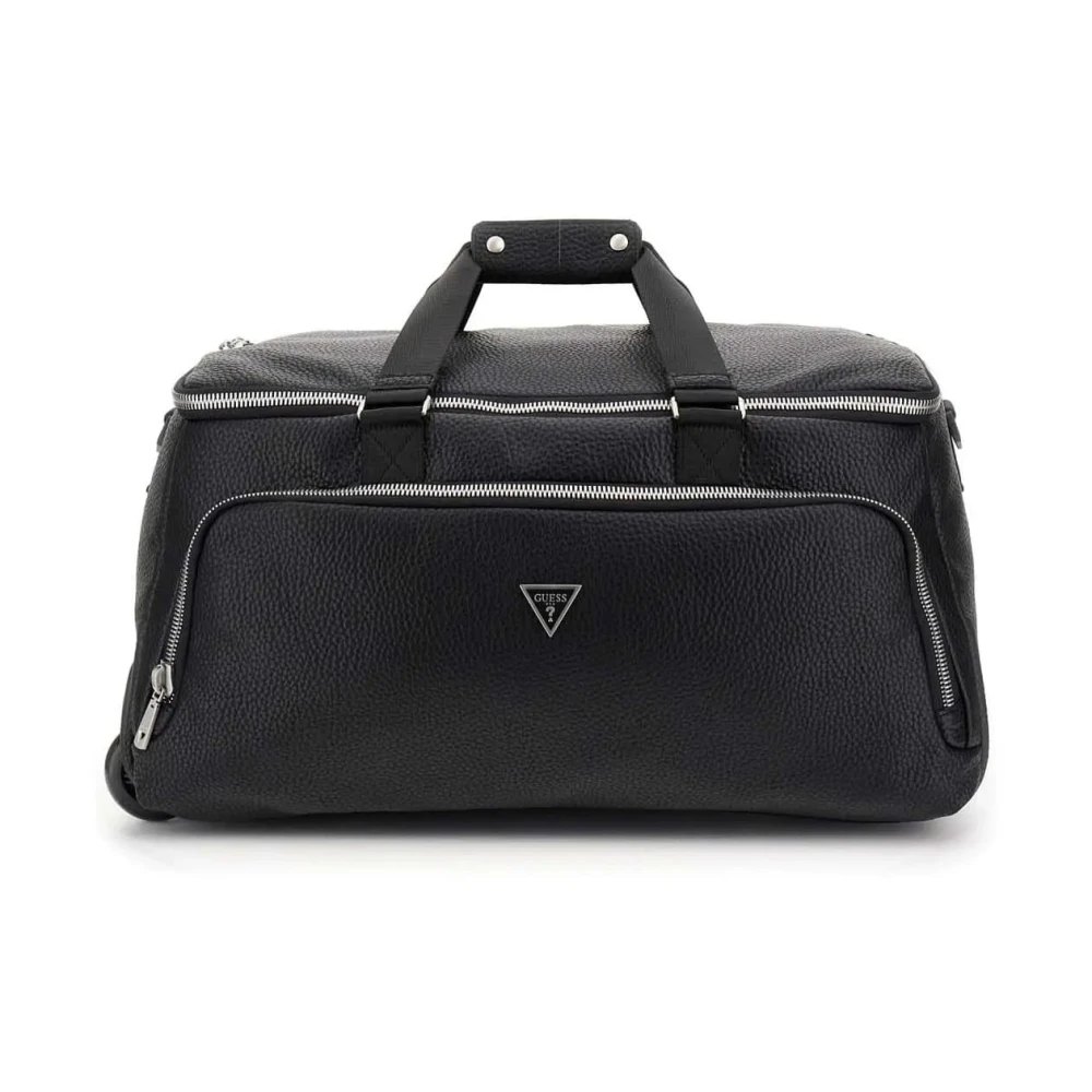 Guess Black Handbags, Female, One Size, Rolling Travel Bag Adelasia Toiletry