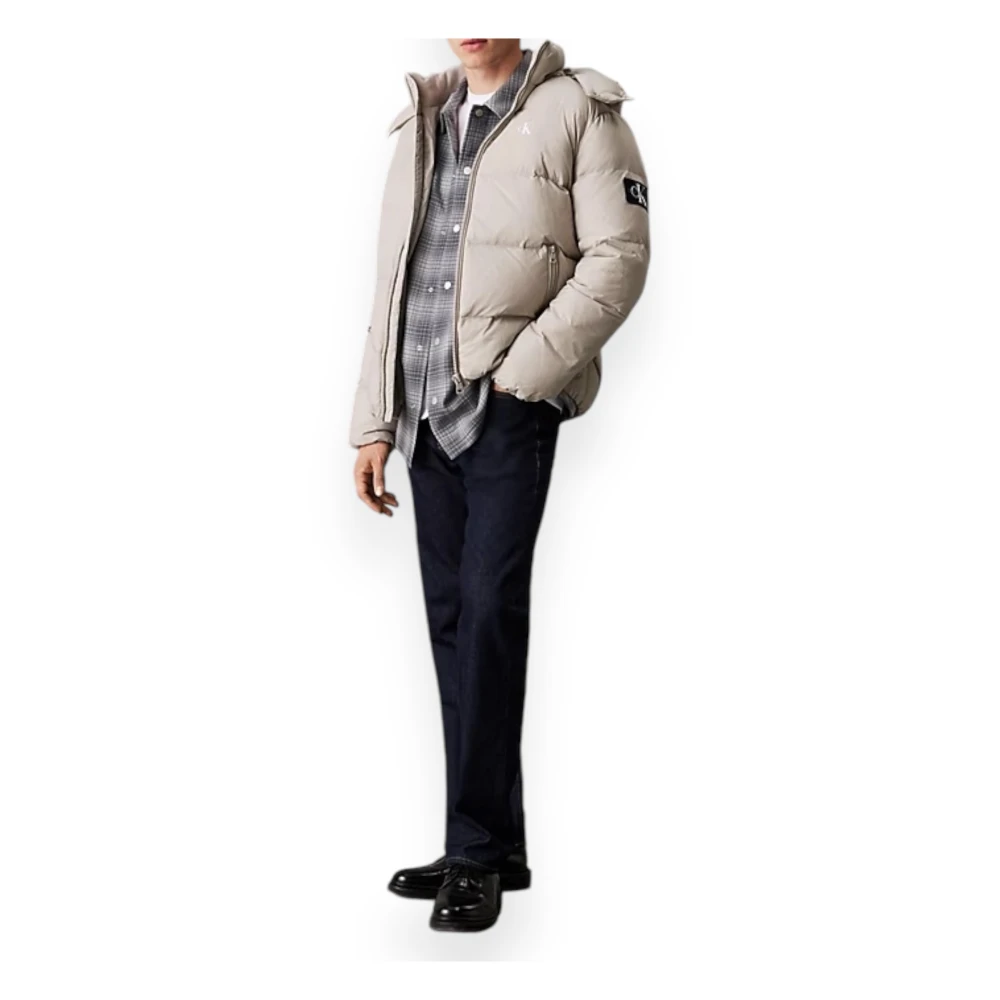 Calvin Klein Essential Down Jacket Beige Heren