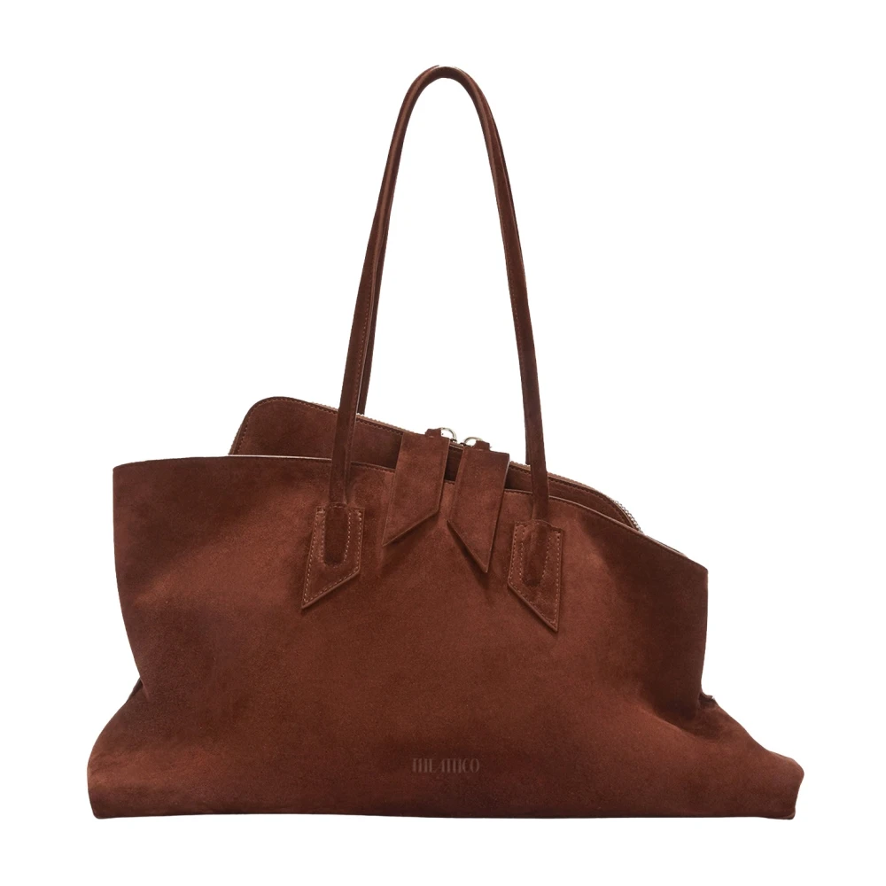 The Attico , Shoulder Bags, Female, Brown, One Size, La Passeggiata Medium