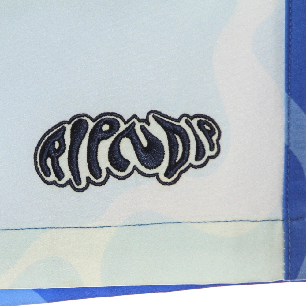 Ripndip Blauwe Zwemshorts Waterafstotend Elastische Taille Blue Heren