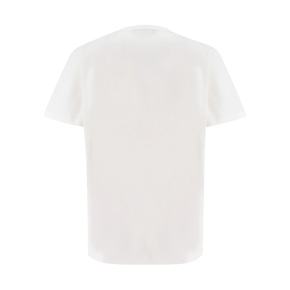 Fabiana Filippi Dames Katoenen T-Shirt met Voorkant Print White Dames