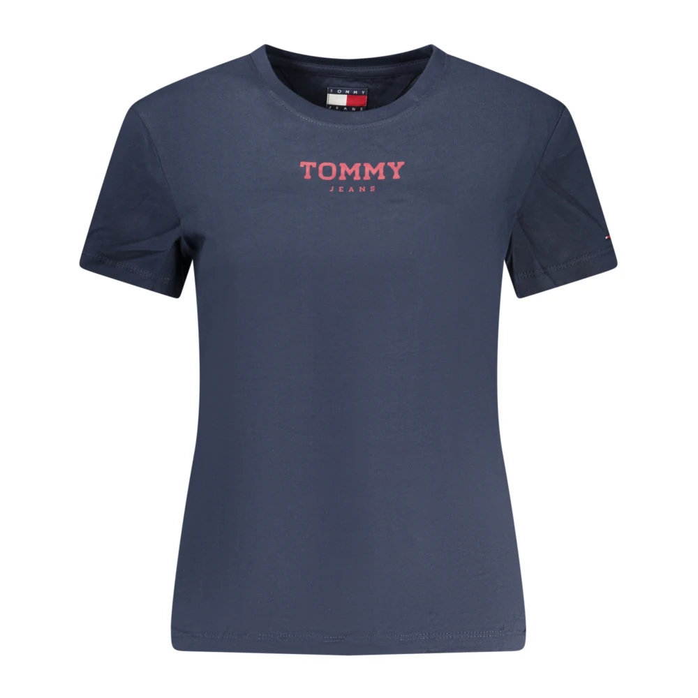 Tommy Hilfiger Women's Blue T-Shirts, S, Short-Sleeved T-Shirt