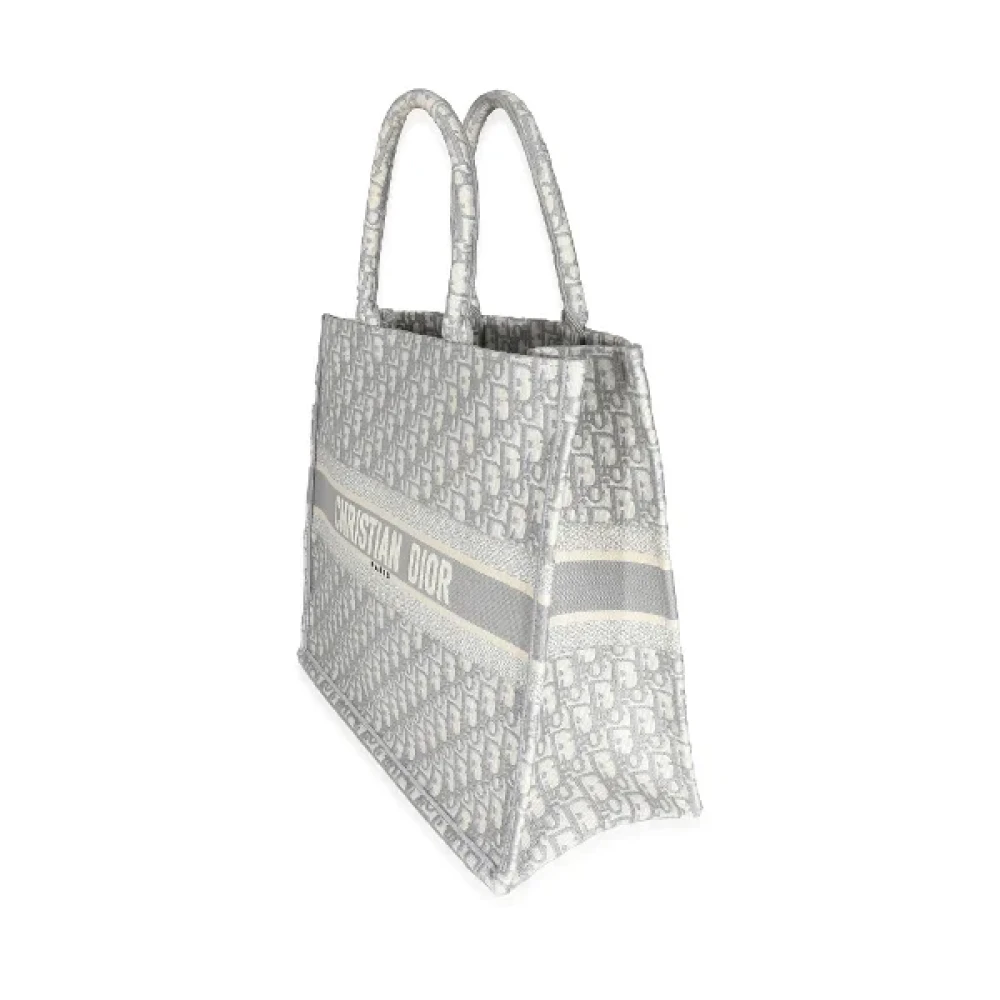 Dior Vintage Pre-owned Canvas handbags Beige Dames