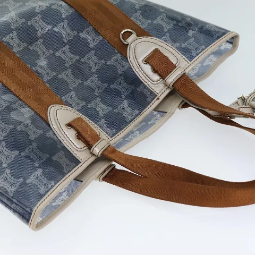Celine Vintage Pre-owned Canvas totes Blue Dames