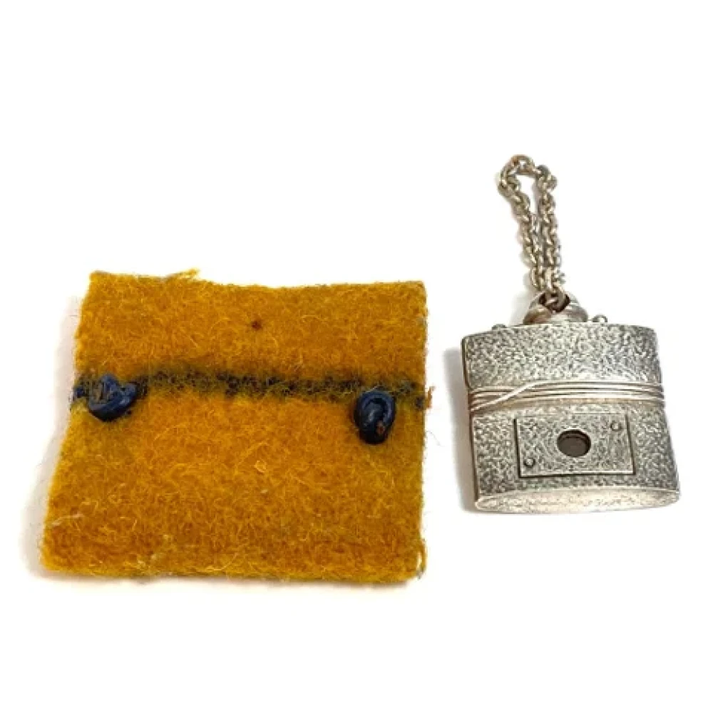 Hermès Vintage Pre-owned Stainless Steel key-holders Gray Unisex