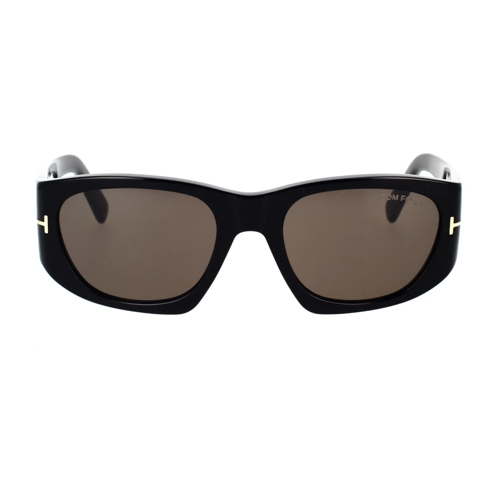 Tom Ford Klassieke vierkante zonnebril Black Unisex