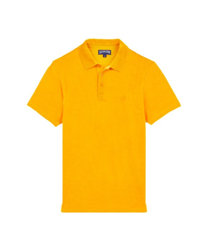 polo-en-coton-eponge-organique-uni