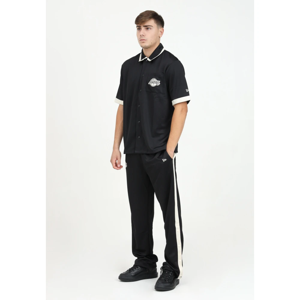 new era LA Lakers NBA Lifestyle Zwarte Broek Black Heren