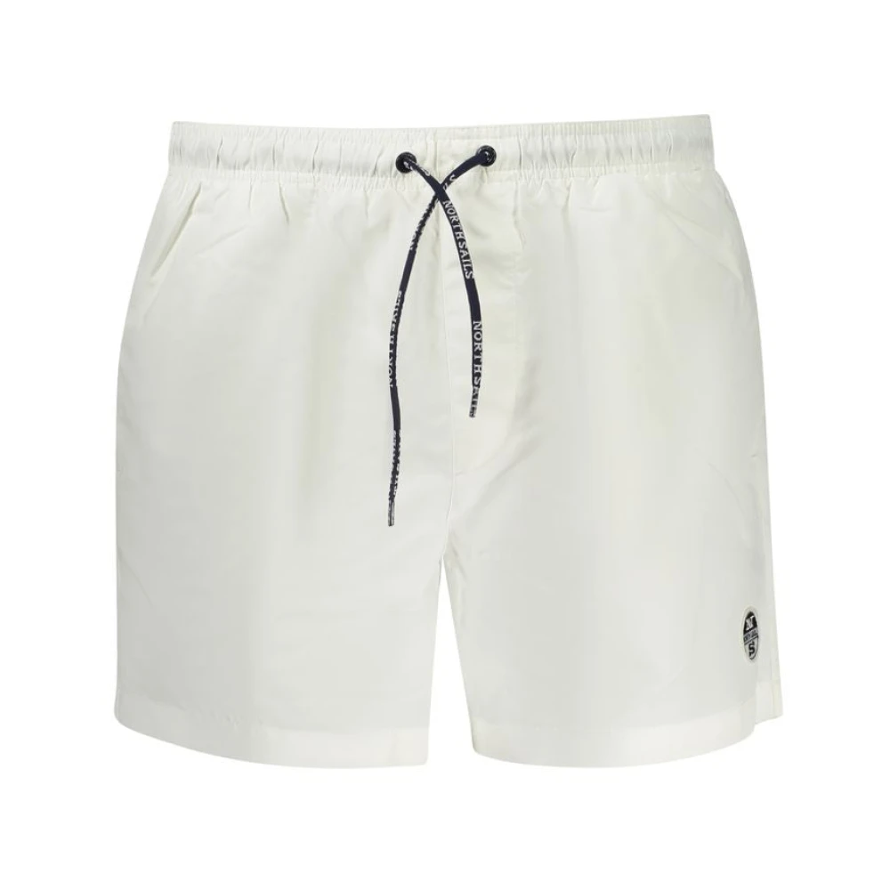 North Sails Men's White Swim Boxers - Beachwear - L - Swimwear