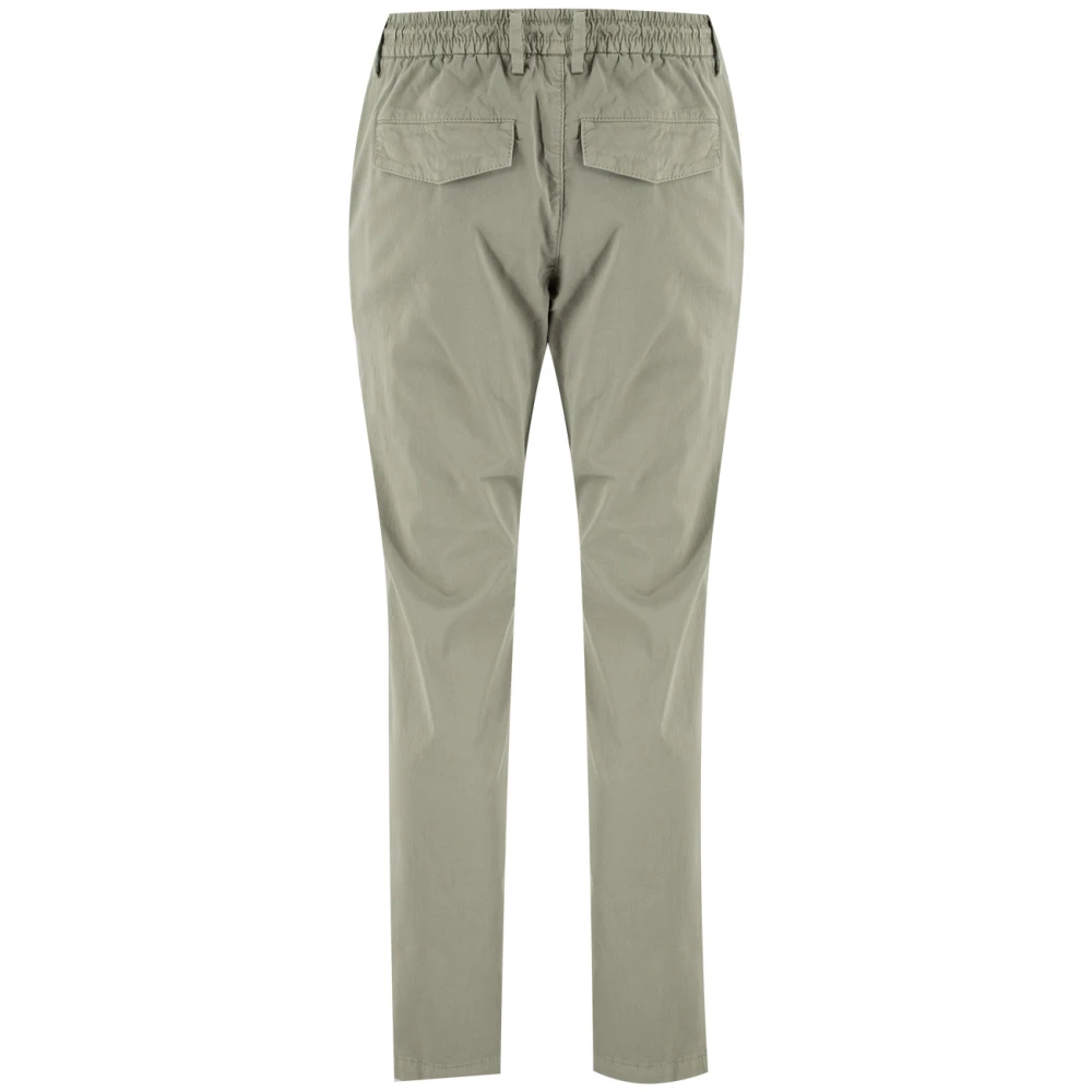 Eleventy Slim Fit Jogger Broek met Koord Green Heren