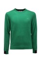 pull-en-laine-melangee-vert-col-rond