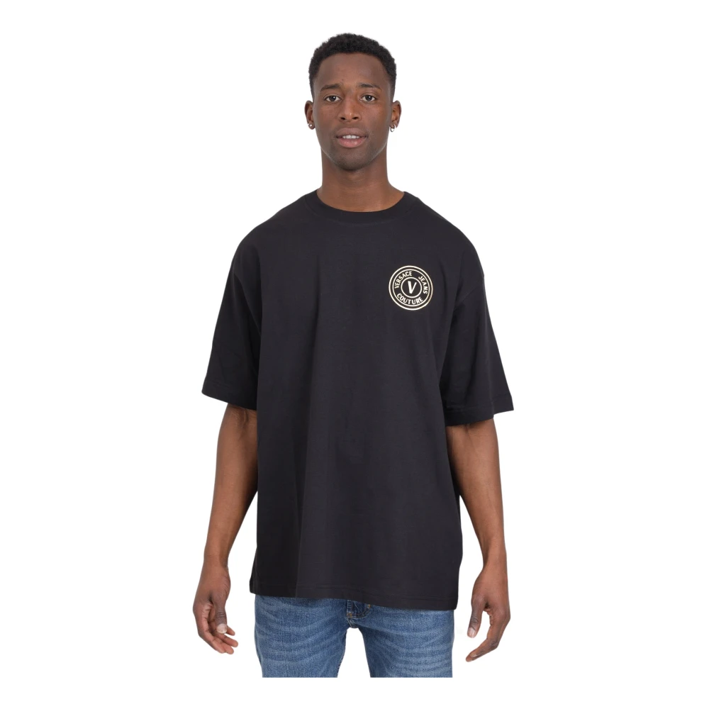 Versace Jeans Couture T-Shirts Blue Heren