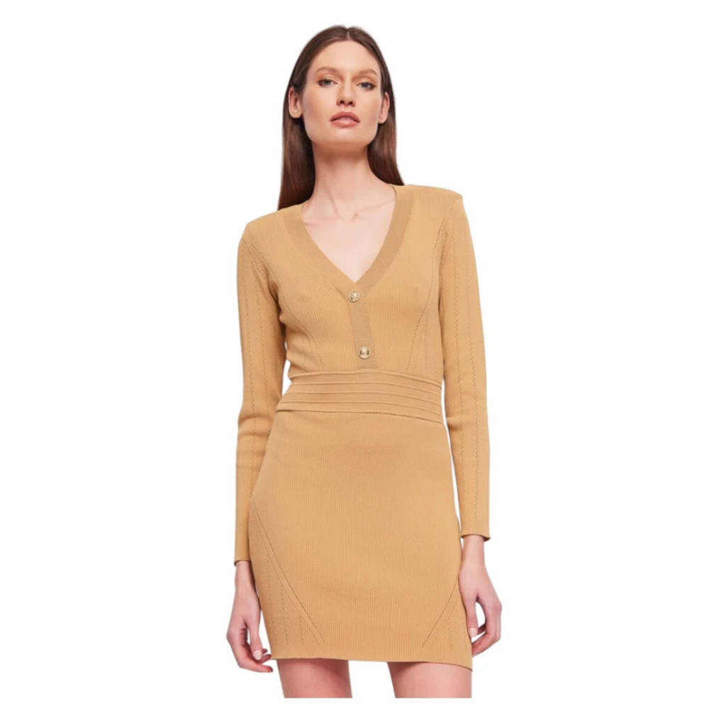 Gaudi Korte Jurk Beige Dames