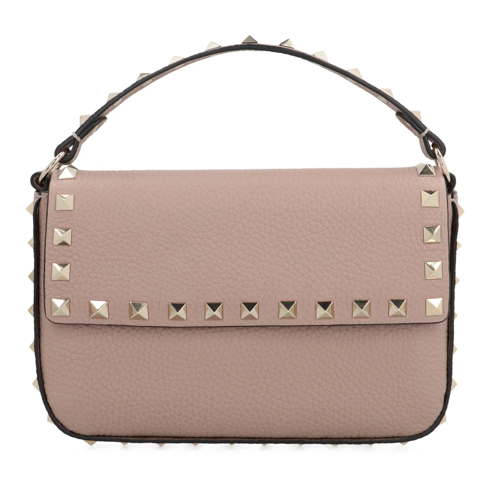 Valentino Garavani Studded Leather Mini Bag - Female - Handbags - Pink - One Size - Bags