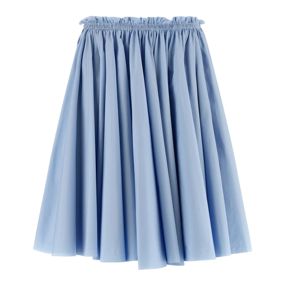 Ami Paris Women's Blue Corolla Midi Skirt - Midi Skirts - Xs - Skirts