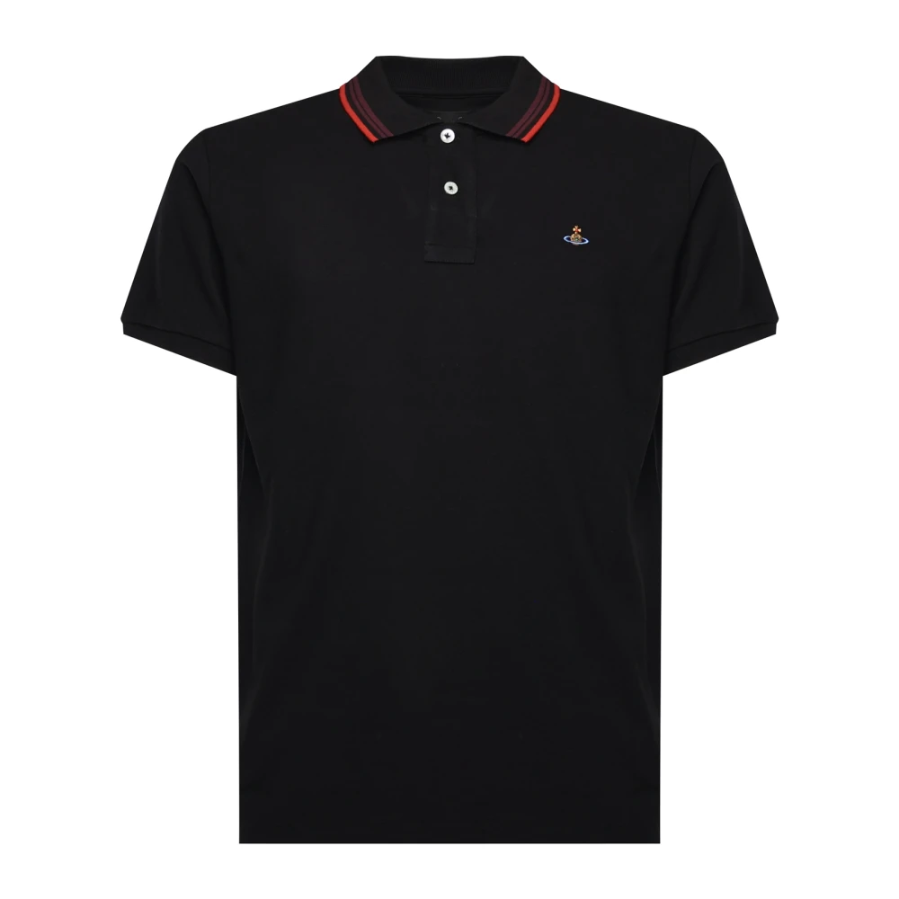 Vivienne Westwood Men's Black Classic Polo - Polo Shirts - L - Tops