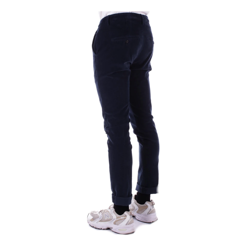 Dondup Blauwe Slim Fit Broek Blue Heren