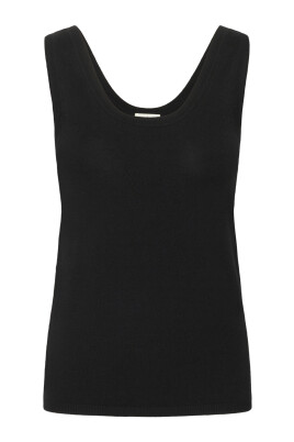 svart-tank-top-slim-fit-stickad