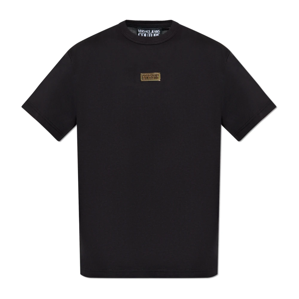 Versace Jeans Couture T-shirt met logo Black Heren