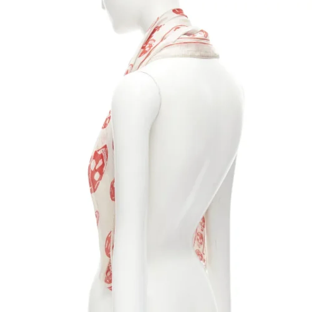 Alexander McQueen Pre-owned Silk scarves Multicolor Dames