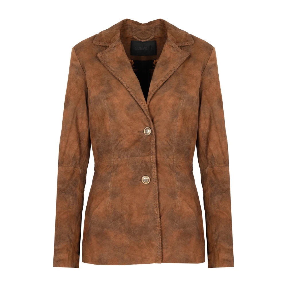 Jackets > Leather Jackets - - Guess - Modalova