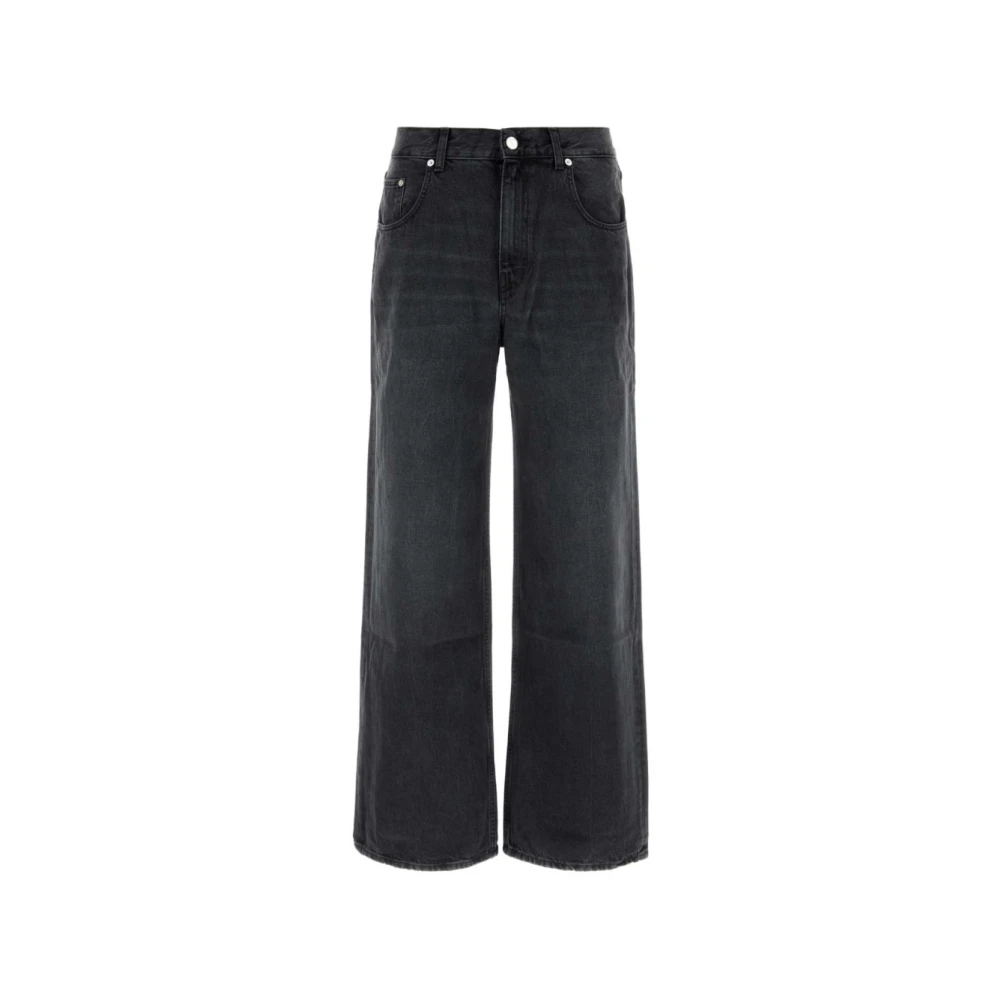 Séfr Gray Wide Jeans, Male, W32, Relaxed Cut Jeans