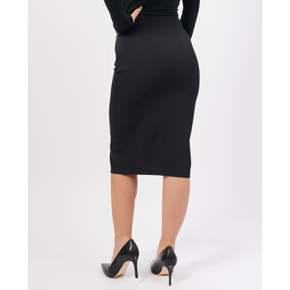 Jijil Zwarte Milano model met split Black Dames