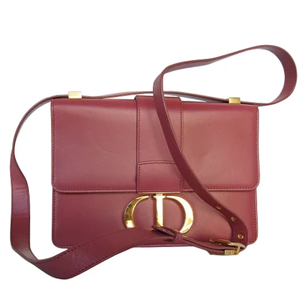 Dior Vintage Pre-owned Leather dior-bags Pink Dames