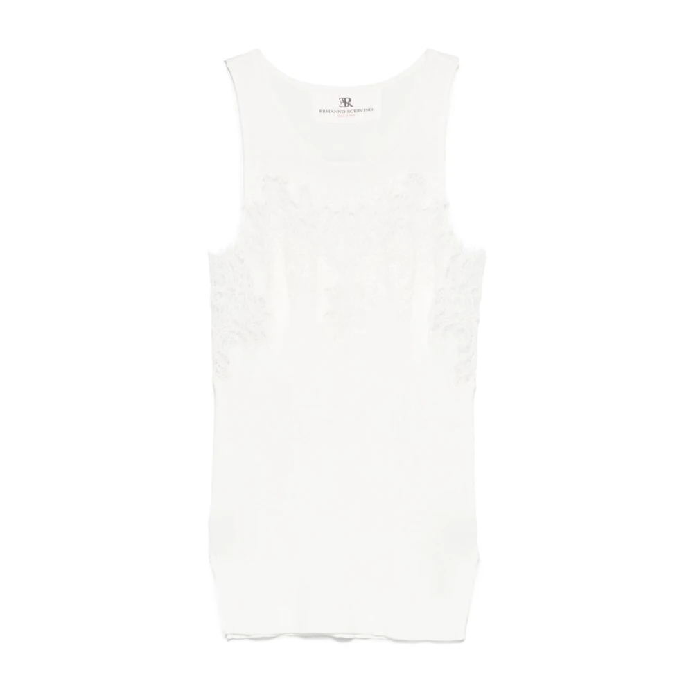 Tops > Sleeveless Tops - - Ermanno Scervino - Modalova