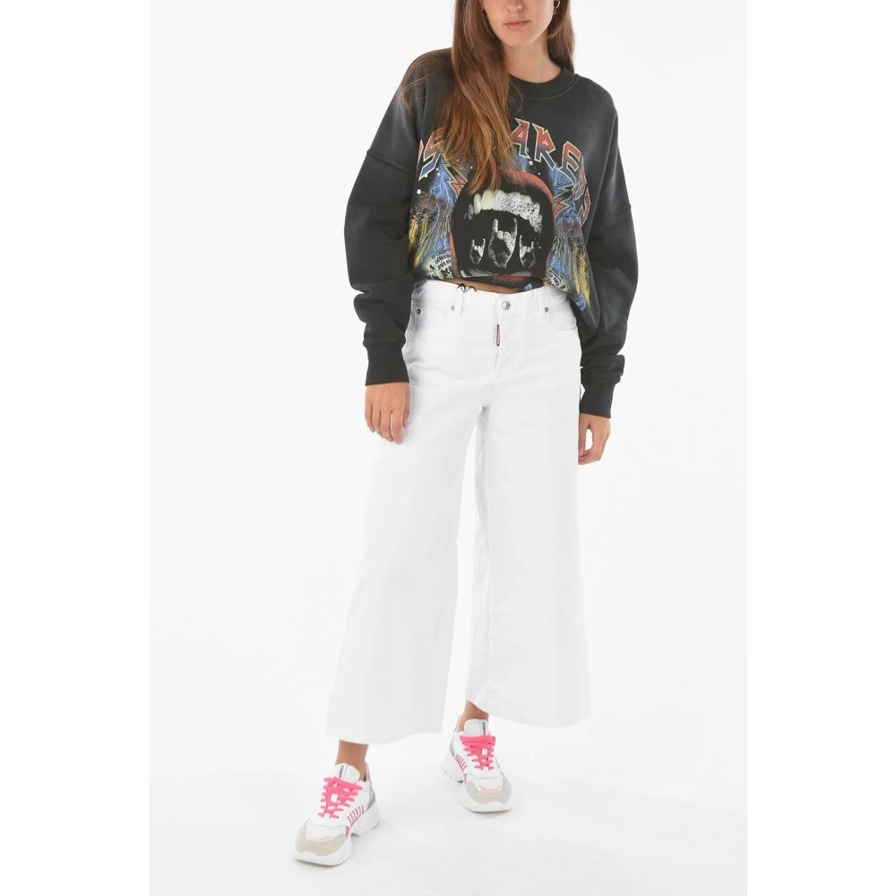 Dsquared2 Klassieke Vijf Zakken Broek White Dames
