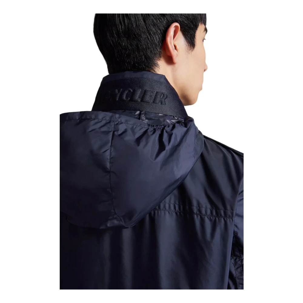 Moncler Waterafstotende Navy Regenjas Blue Heren