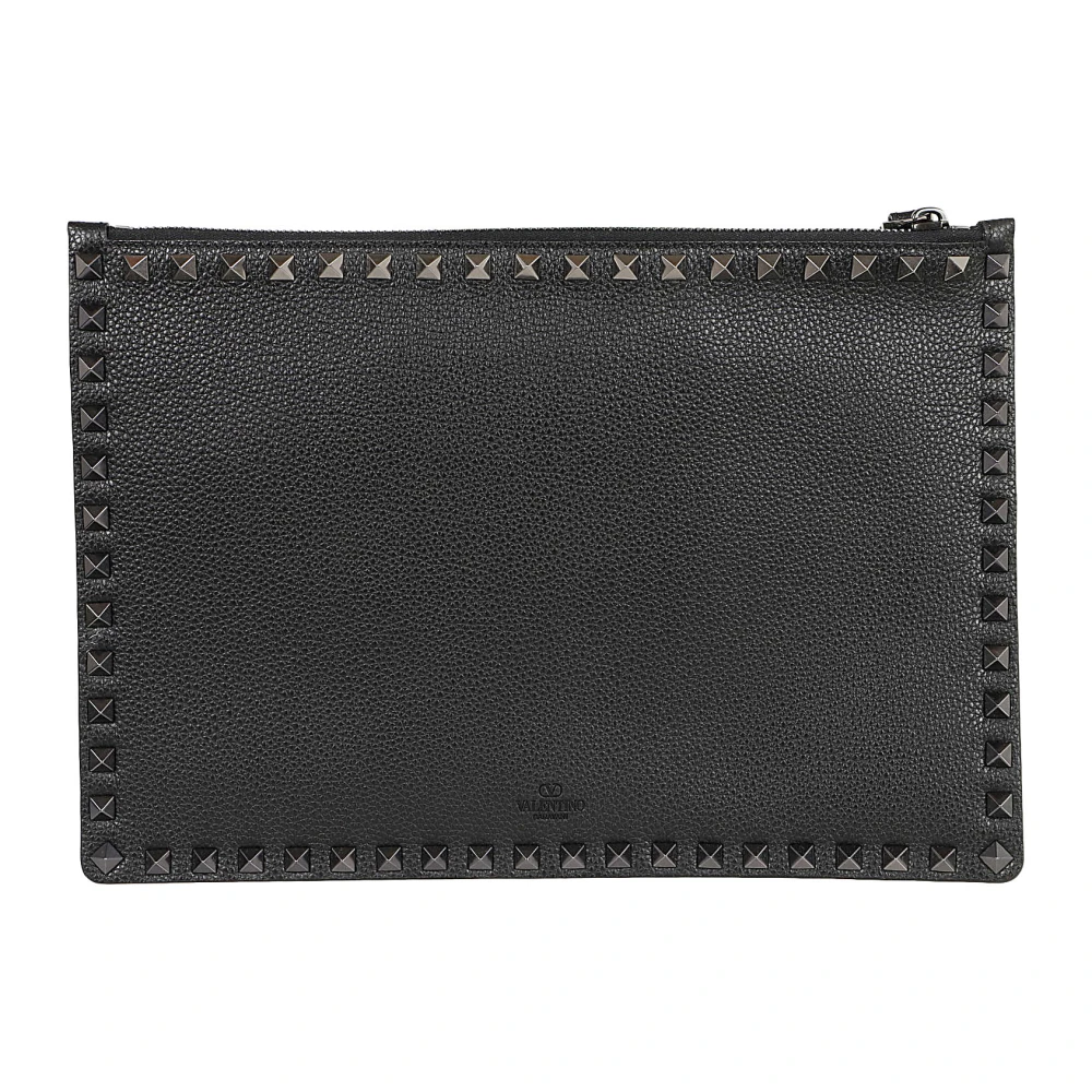 Valentino Garavani Rockstud Pouch Black Heren