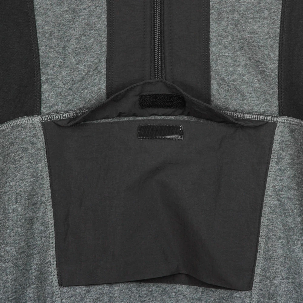 Adidas Donkergrijze Turtleneck Sweatshirt voor Mannen Gray Heren