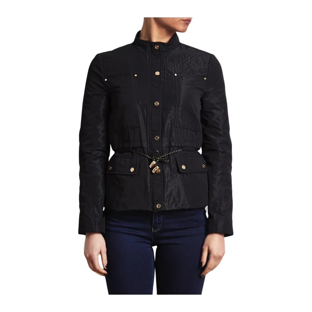 Armani Jeans Stijlvolle Blouson Jas Black Dames