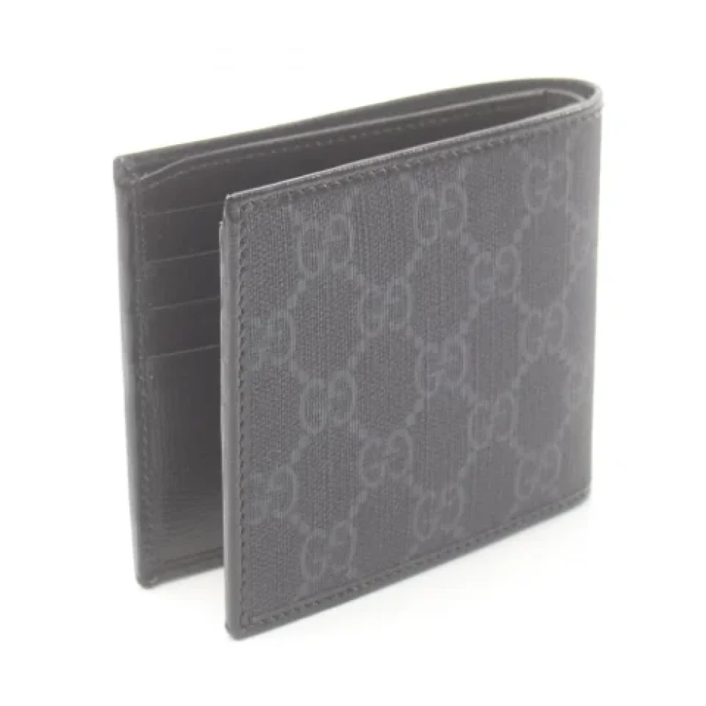 Gucci Vintage Pre-owned Plastic wallets Black Dames
