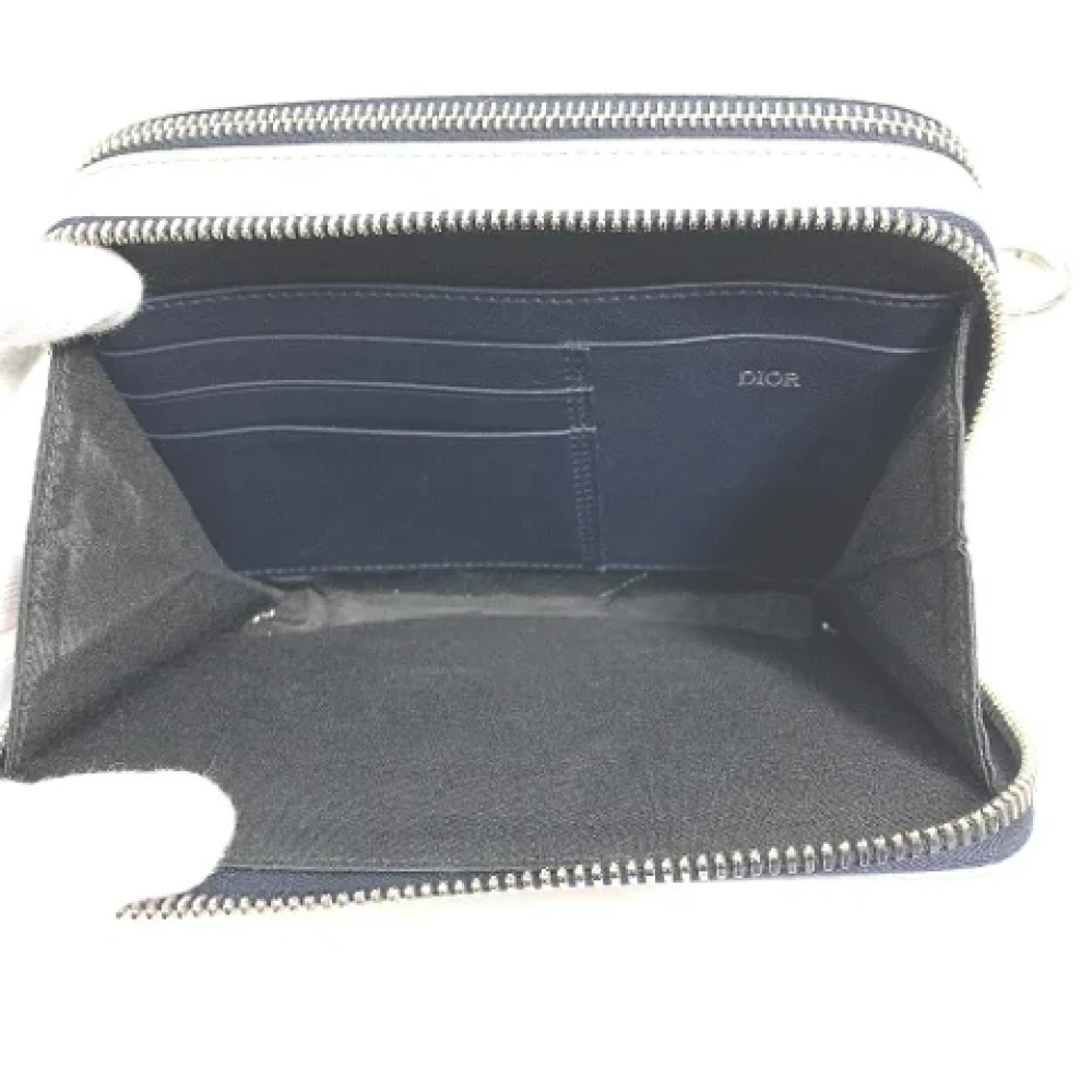 Dior Vintage Pre-owned Leather dior-bags Gray Dames