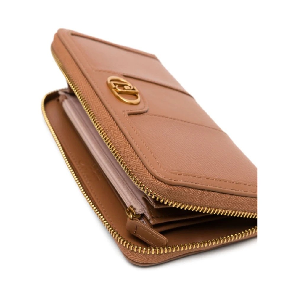 Liu Jo Beige Portemonnee met Accordion Design Beige Dames